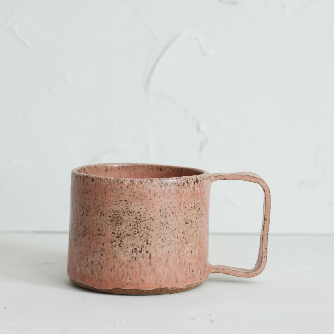 Handmade Pink Stoneware Mug